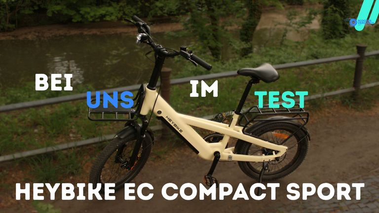 Das HEYBIKE EC Compact Sport bei uns im Test: Ist es das ultimativ praktische E-Bike für den Alltag?