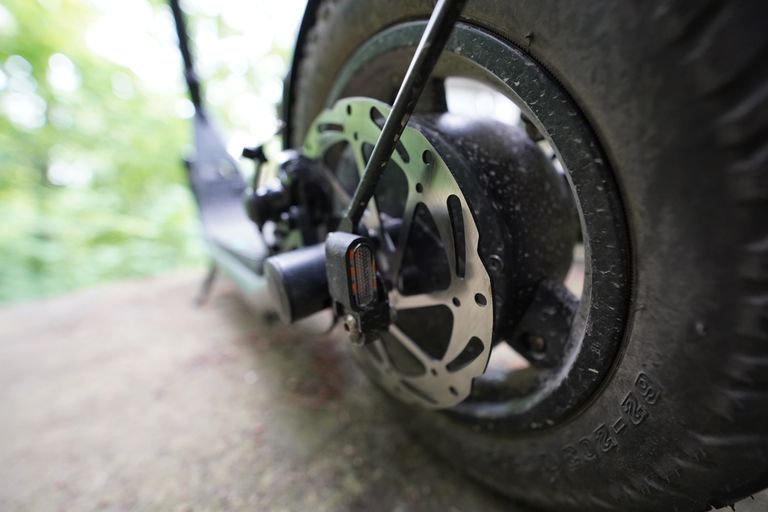Der Motor des Egret X Ultra befindet sich im Hinterrad Der Motor des Egret X Ultra befindet sich im Hinterrad