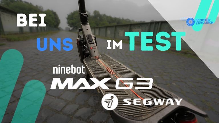 Der Segway Max G3 bei uns im Test: Ist er einer der aktuell besten E-Scooter von Segway?