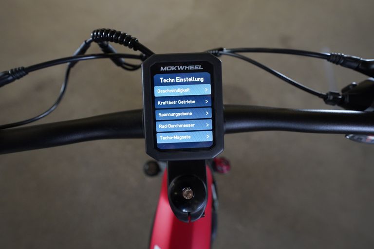 Geschwindigkeitssteuerung des Mokwheel Obsidian