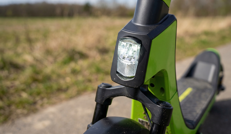 Die Lenkerstabilisierung des Pollux sorgt für eine solide Handhabung