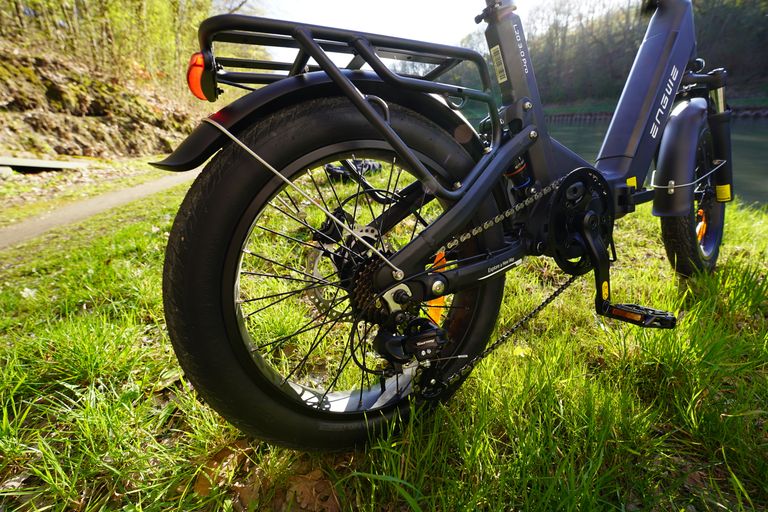 Hinterradfederung des ENGWE L20 3.0 Pro im Detail