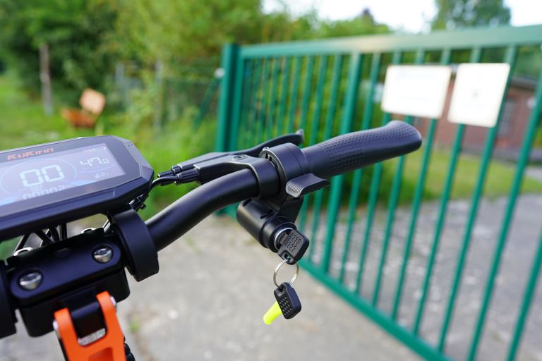 Der Schlüssel für die Wegfahrsperre des Kukurin G2 Pro