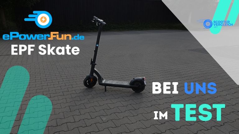 ePF Skate im Test. Kompakt, leicht, klappbar und gute Reichweite!